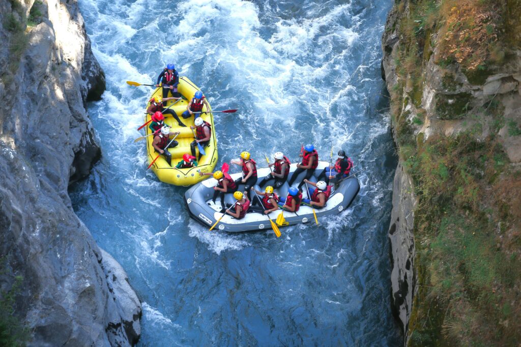 alpes rafting